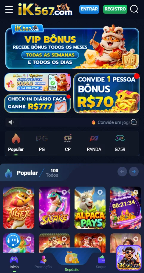 ik567.com: Jogos Experimente a diversão dos jogos online